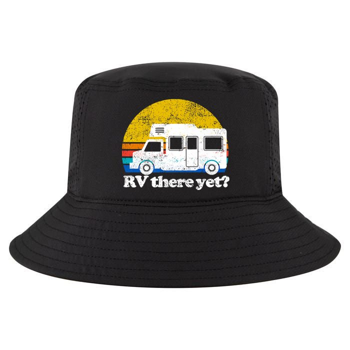 RV There Yet Van Travel Happy Funny Camping Trip Matching Cool Comfort Performance Bucket Hat