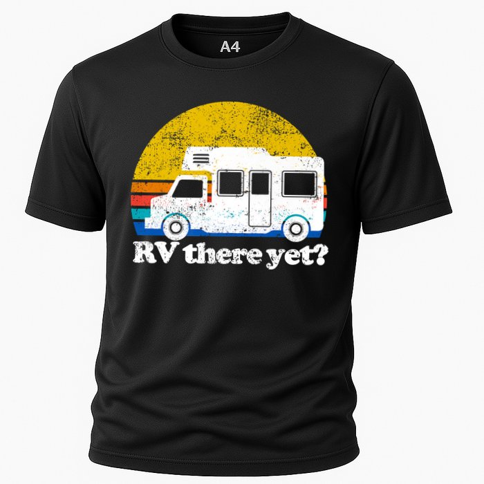 RV There Yet Van Travel Happy Funny Camping Trip Matching Performance Shirt