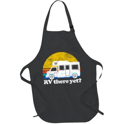 RV There Yet Van Travel Happy Funny Camping Trip Matching Apron