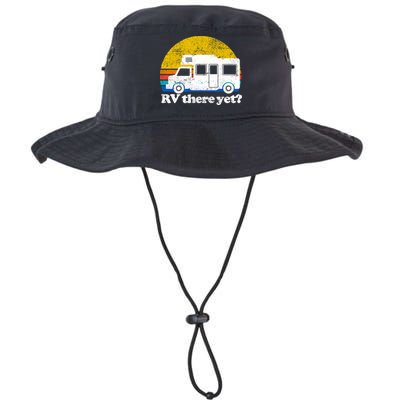 RV There Yet Van Travel Happy Funny Camping Trip Matching Bucket Hat