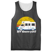RV There Yet Van Travel Happy Funny Camping Trip Matching Mesh Reversible Basketball Jersey Tank