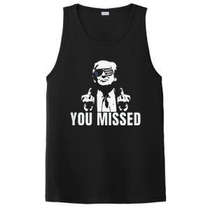 Retro Trump You Missed Fight Fight Fight Trump 2024 Gifts PosiCharge Competitor Tank