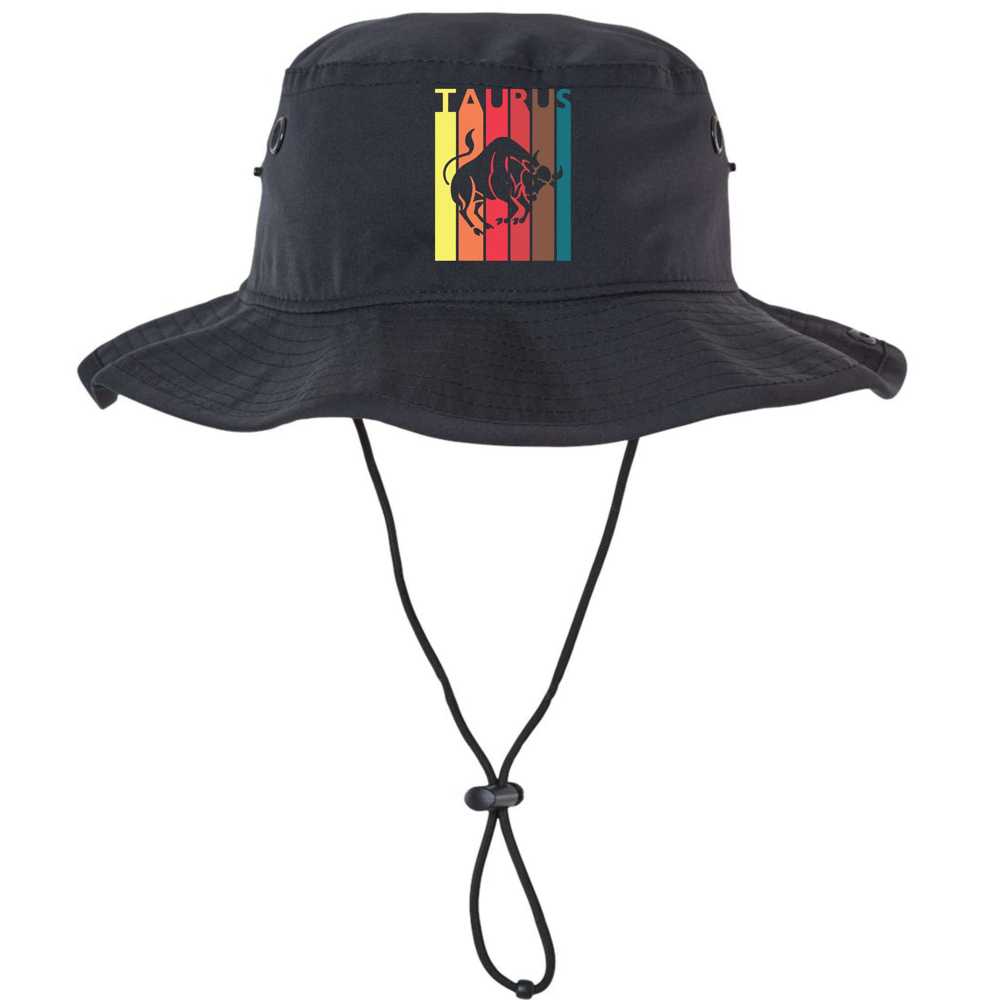 Retro Taurus Zodiac Sign April May Birthday Gift Taurus Bucket Hat