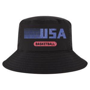 Retro Usa 2024 Team American Basketball Cool Comfort Performance Bucket Hat