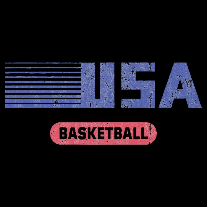 Retro Usa 2024 Team American Basketball Backpack