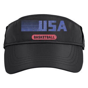 Retro Usa 2024 Team American Basketball Adult Drive Performance Visor