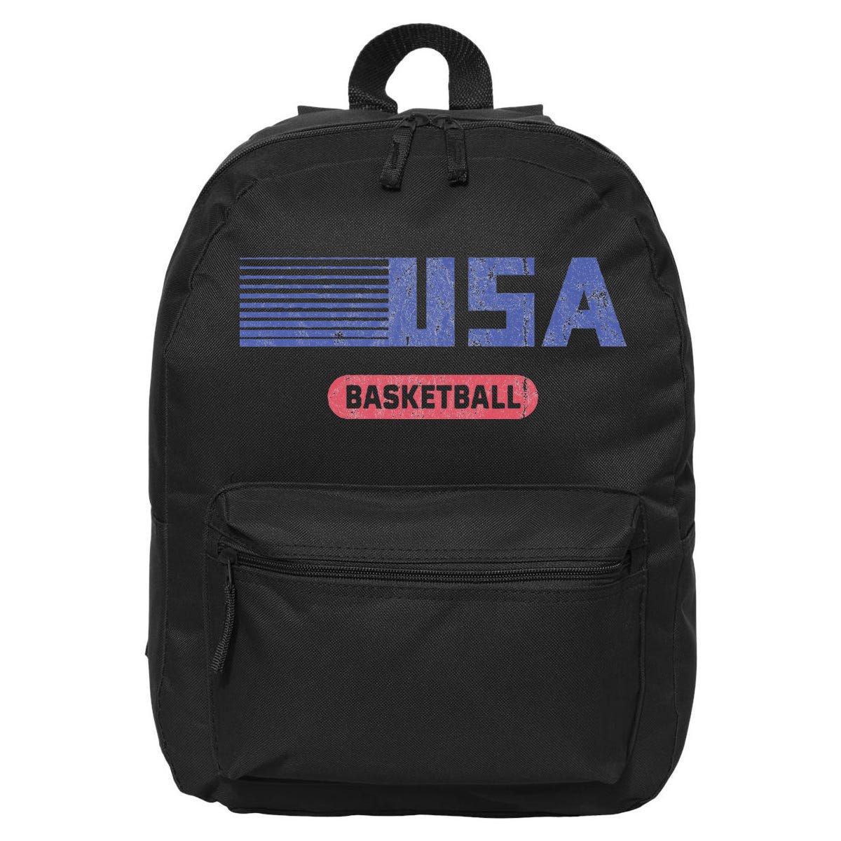 Retro Usa 2024 Team American Basketball 16 in Basic Backpack
