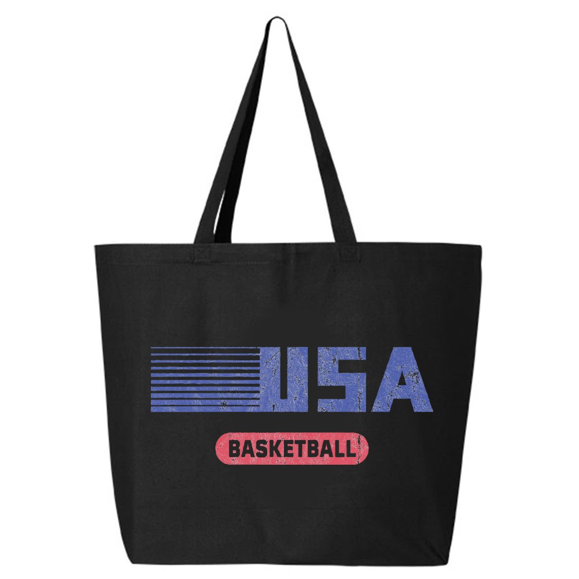 Retro Usa 2024 Team American Basketball 25L Jumbo Tote