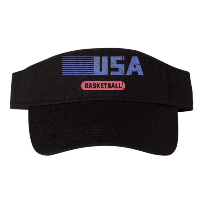 Retro Usa 2024 Team American Basketball Valucap Bio-Washed Visor