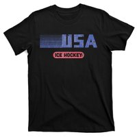 Retro Usa 2024 Team American Ice Hockey Vintage T-Shirt