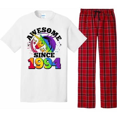 Rainbow Unicorn Awesome Since 1994 30th Birthday Pajama Set