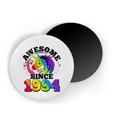 Rainbow Unicorn Awesome Since 1994 30th Birthday Magnet