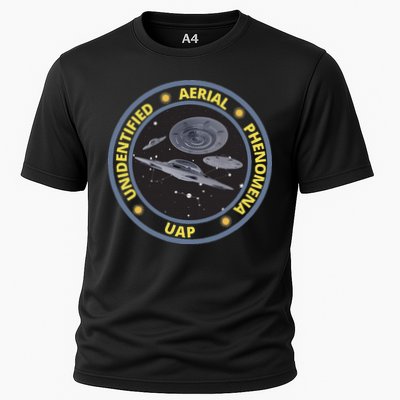 Retro Unidentified Aerial Phenomena Spaceships Uap Cooling Performance Crew T-Shirt
