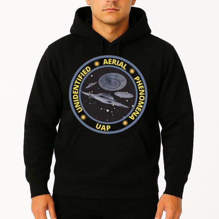 Retro Unidentified Aerial Phenomena Spaceships Uap Hoodie