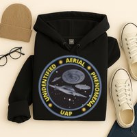 Retro Unidentified Aerial Phenomena Spaceships Uap Hoodie