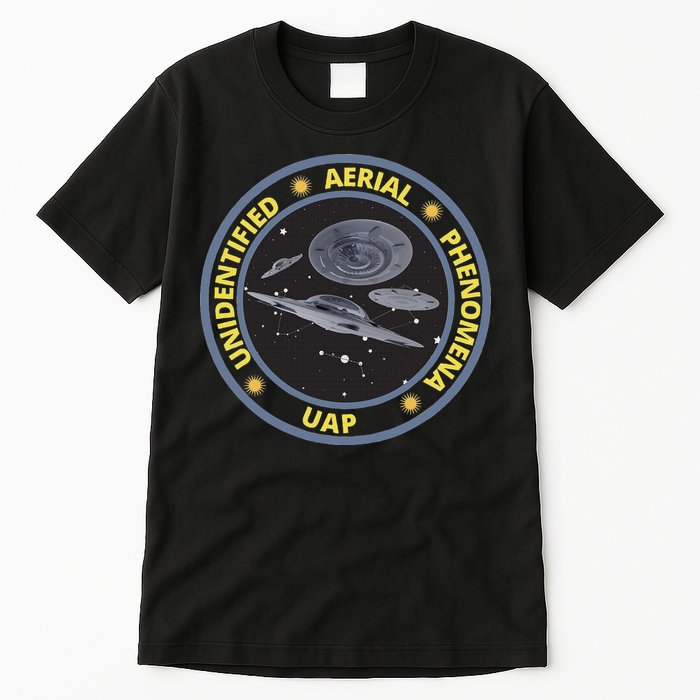 Retro Unidentified Aerial Phenomena Spaceships Uap Tall T-Shirt