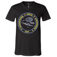 Retro Unidentified Aerial Phenomena Spaceships Uap V-Neck T-Shirt