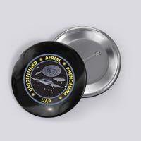 Retro Unidentified Aerial Phenomena Spaceships Uap Button