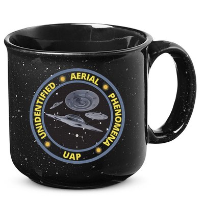 Retro Unidentified Aerial Phenomena Spaceships Uap 15oz Campfire Ceramic Mug