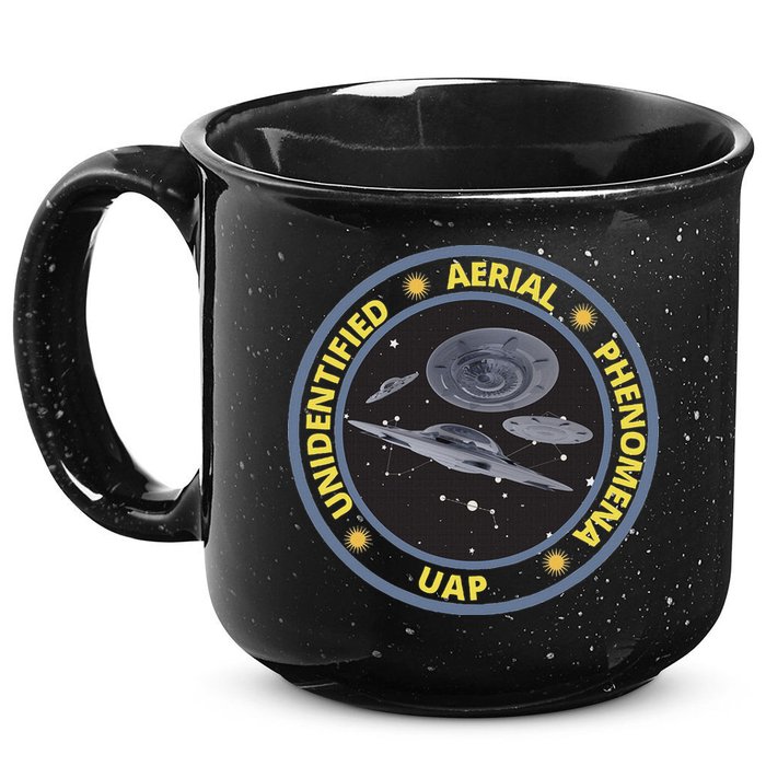 Retro Unidentified Aerial Phenomena Spaceships Uap 15oz Campfire Ceramic Mug