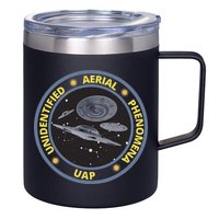 Retro Unidentified Aerial Phenomena Spaceships Uap 12oz Stainless Steel Coffee Mug