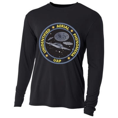 Retro Unidentified Aerial Phenomena Spaceships Uap Cooling Performance Long Sleeve Crew