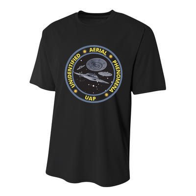 Retro Unidentified Aerial Phenomena Spaceships Uap Youth Performance Sprint T-Shirt