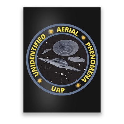 Retro Unidentified Aerial Phenomena Spaceships Uap Poster