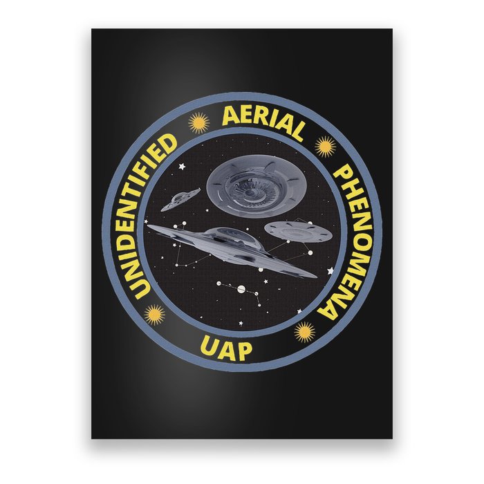 Retro Unidentified Aerial Phenomena Spaceships Uap Poster