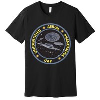 Retro Unidentified Aerial Phenomena Spaceships Uap Premium T-Shirt