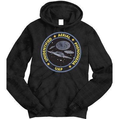 Retro Unidentified Aerial Phenomena Spaceships Uap Tie Dye Hoodie