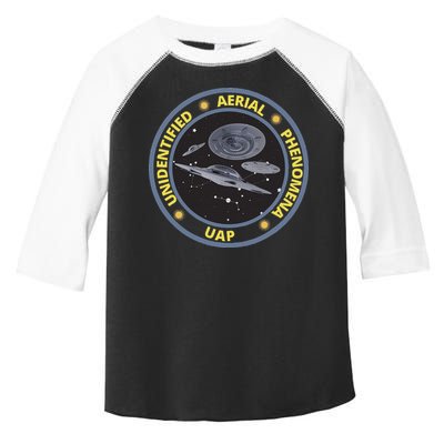 Retro Unidentified Aerial Phenomena Spaceships Uap Toddler Fine Jersey T-Shirt
