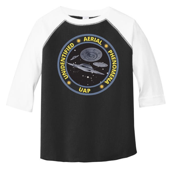 Retro Unidentified Aerial Phenomena Spaceships Uap Toddler Fine Jersey T-Shirt