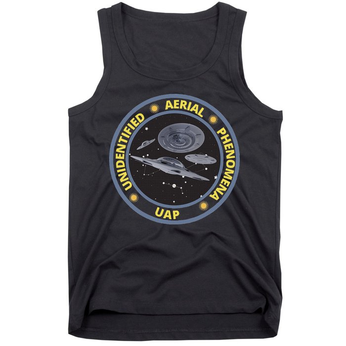 Retro Unidentified Aerial Phenomena Spaceships Uap Tank Top