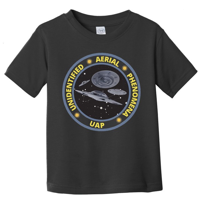 Retro Unidentified Aerial Phenomena Spaceships Uap Toddler T-Shirt