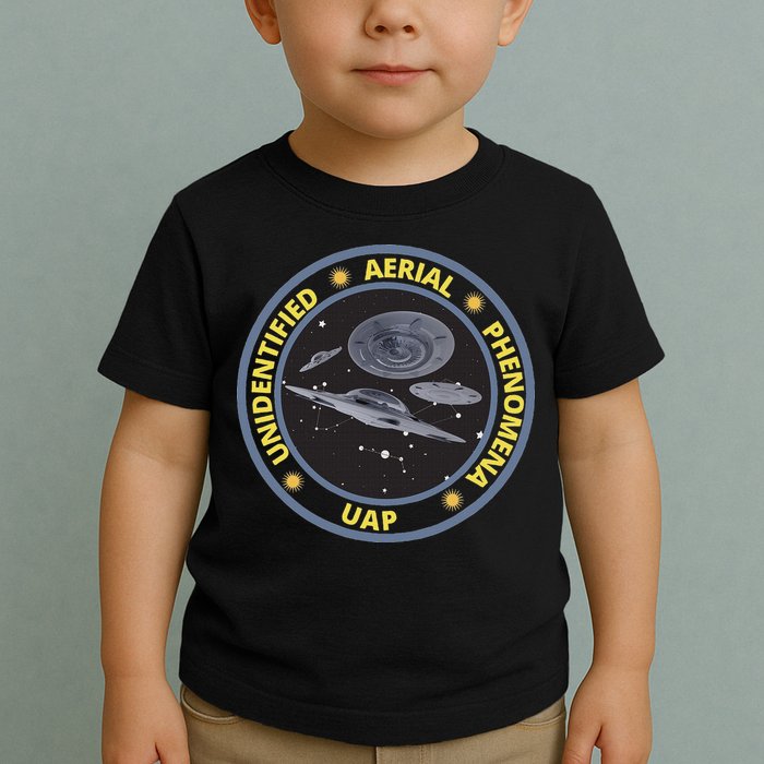 Retro Unidentified Aerial Phenomena Spaceships Uap Toddler T-Shirt