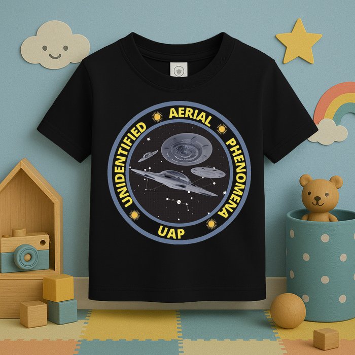 Retro Unidentified Aerial Phenomena Spaceships Uap Toddler T-Shirt