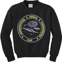 Retro Unidentified Aerial Phenomena Spaceships Uap Kids Sweatshirt