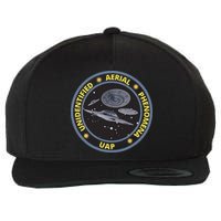 Retro Unidentified Aerial Phenomena Spaceships Uap Wool Snapback Cap