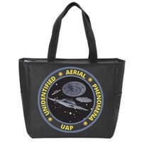 Retro Unidentified Aerial Phenomena Spaceships Uap Zip Tote Bag