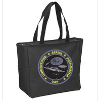 Retro Unidentified Aerial Phenomena Spaceships Uap Zip Tote Bag