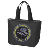 Retro Unidentified Aerial Phenomena Spaceships Uap Zip Tote Bag
