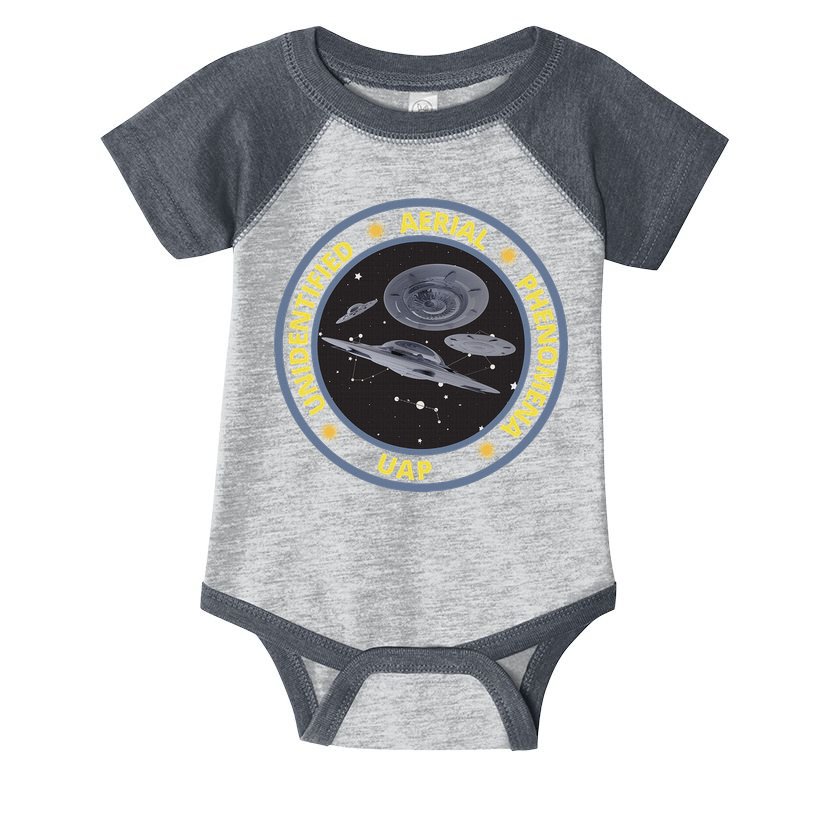 Retro Unidentified Aerial Phenomena Spaceships Uap Infant Baby Jersey Bodysuit