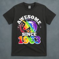 Rainbow Unicorn Awesome Since 1963 60th Birthday T-Shirt
