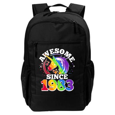 Rainbow Unicorn Awesome Since 1983 40th Birthday Backpack