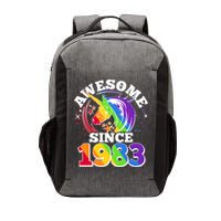 Rainbow Unicorn Awesome Since 1983 40th Birthday Vector Backpack