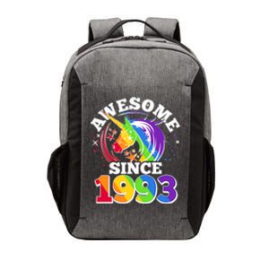 Rainbow Unicorn Awesome Since 1993 30th Birthday Vector Backpack