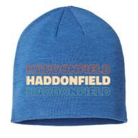 Retro Us American City Vintage New Jersey Haddonfield Cool Gift Sustainable Beanie