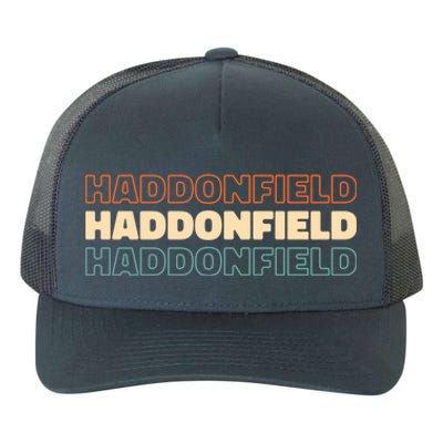 Retro Us American City Vintage New Jersey Haddonfield Cool Gift Yupoong Adult 5-Panel Trucker Hat