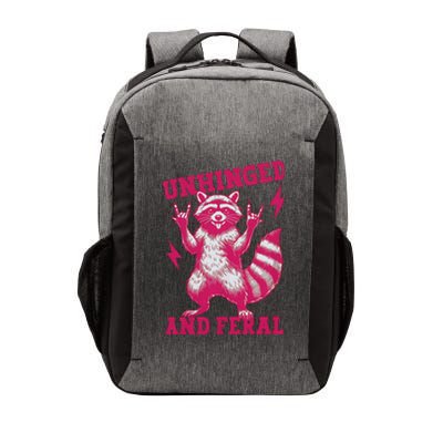 Raccoon Unhinged And Feral Retro Funny Raccoon Feral Summer Vector Backpack